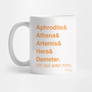 Olympian Goddesses Mug